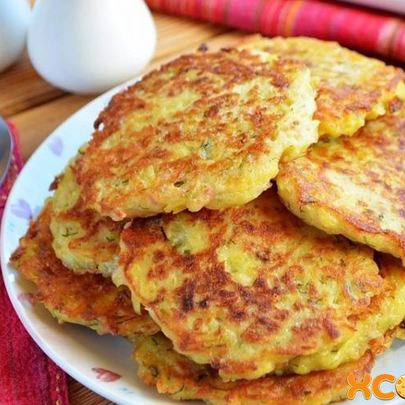 Драники с ветчиной