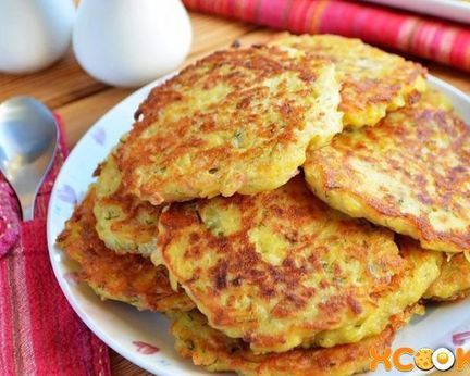 Драники с ветчиной