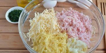 драники с ветчиной