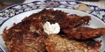 картофельные драники с грибами