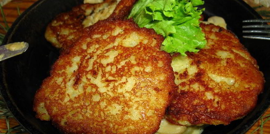 Рецепт картофельных драников с мясом