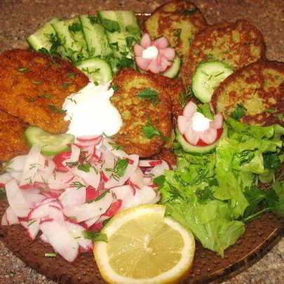 Картофельные и морковные драники