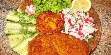 картофельные и морковные драники