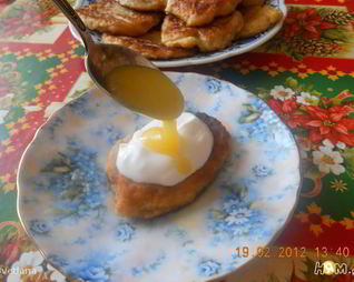 Латкес из яблок — яблочные драники