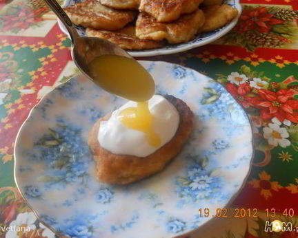 Латкес из яблок — яблочные драники