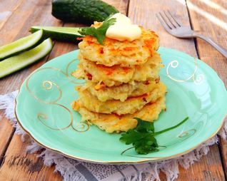 Жареные драники на сковороде