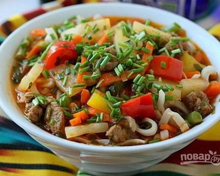 Дунганская лапша