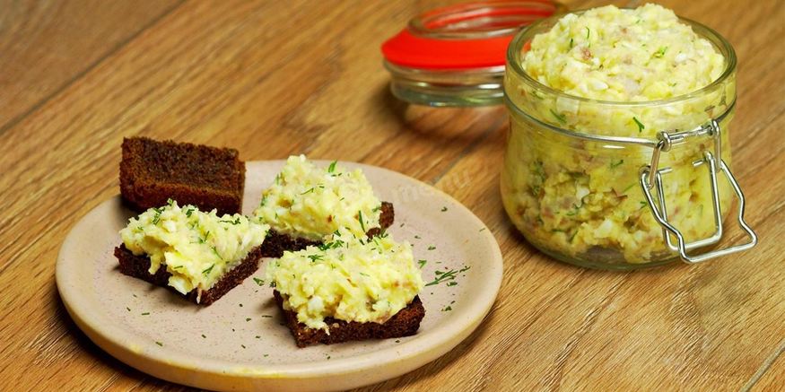 Рецепт форшмака из селедки с яблоком