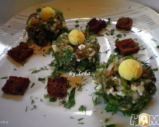 Форшмак по-норвежски Птичьи гнезда