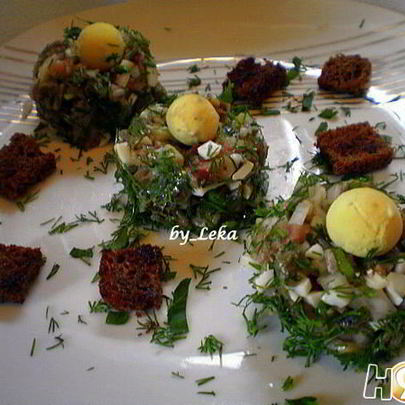 Форшмак по-норвежски Птичьи гнезда