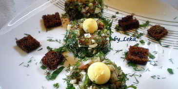 форшмак по-норвежски птичьи гнезда