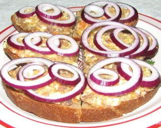 Форшмак с морковью и плавленным сыром