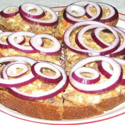 Форшмак с морковью и плавленным сыром