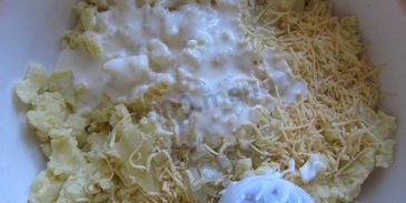 форшмак с сыром и картошкой