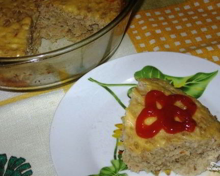 Форшмак, запеченный в духовке