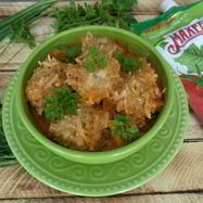 Рецепт Фрикаделек Ежики с овощами