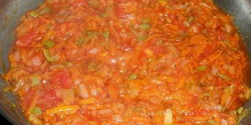 фрикадельки ежики с овощами