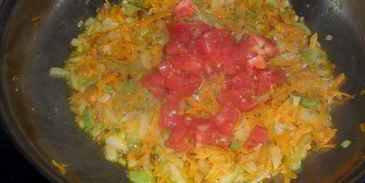 фрикадельки ежики с овощами