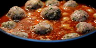 фрикадельки из индюшки в испанском стиле