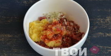 фрикадельки с яблоками