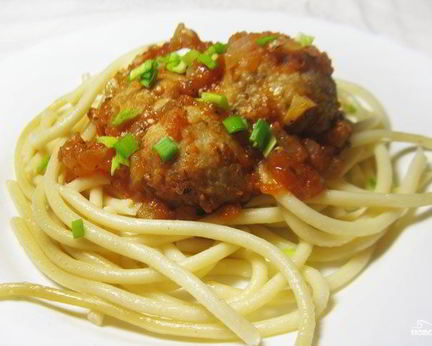 Фрикадельки в духовке с подливкой