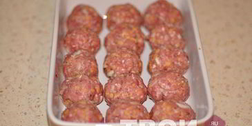 фрикадельки в духовке