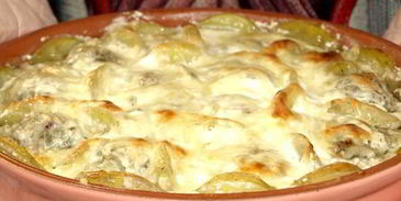 фрикадельки в картофельных сотах