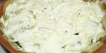 фрикадельки в картофельных сотах