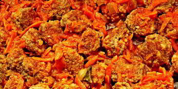 фрикадельки в моркови