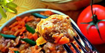 фрикадельки в моркови