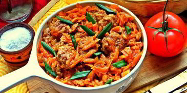 фрикадельки в моркови