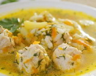 Куриные фрикадельки для супа