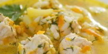 куриные фрикадельки для супа