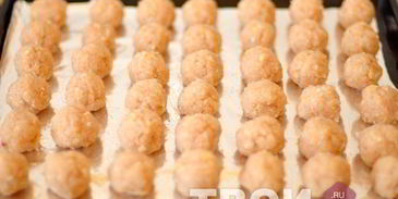 куриные фрикадельки в глазури из сидра