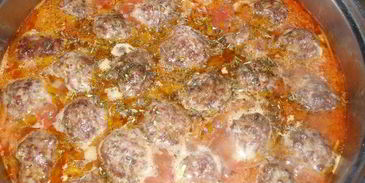 макароны с фрикадельками в духовке