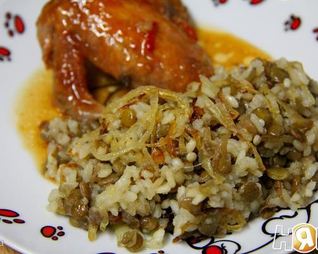 Гарнир из чечевицы с рисом