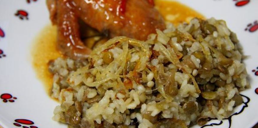 Рецепт гарнира из чечевицы с рисом