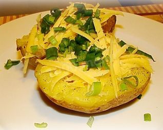 Картофель печеный в камине