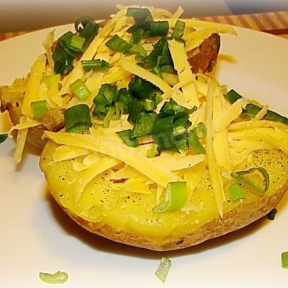 Картофель печеный в камине