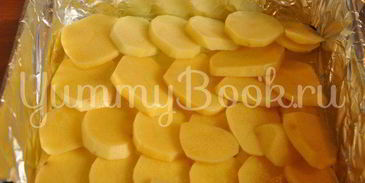 картофель с грибами под сыром