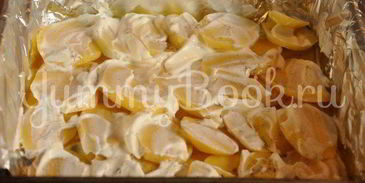 картофель с грибами под сыром