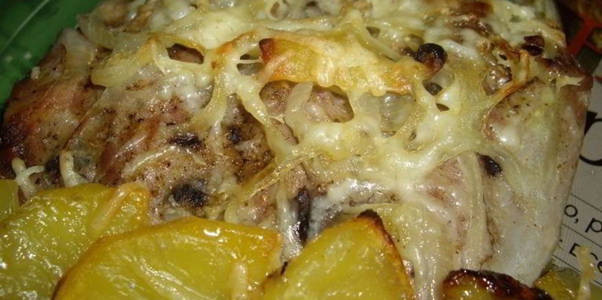 Рецепт картофеля с ребрышками в духовке