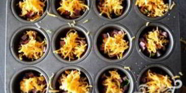 картофель с сыром и зеленым луком