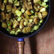 Рецепт Картофеля с цукини и тимьяном