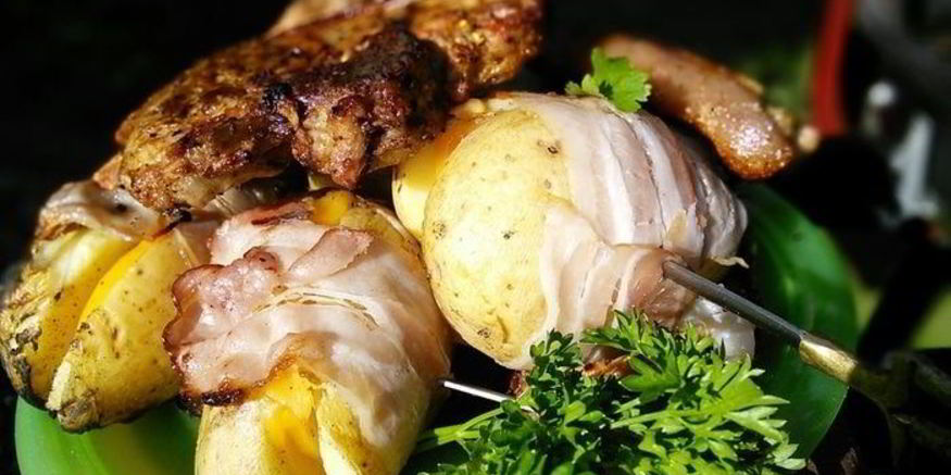 Рецепт картофеля в беконе