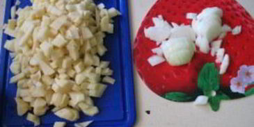 картошка с грибами опятами жареная