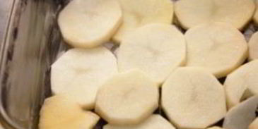 картошка с мясом в духовке