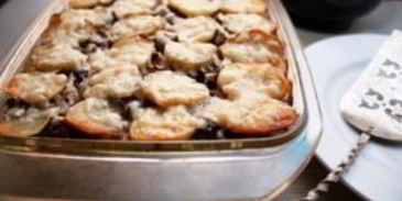 картошка с мясом в духовке