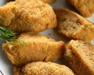 Летние тыквенные крокеты с зеленым луком