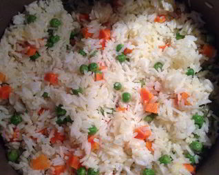 Рис детский с овощами